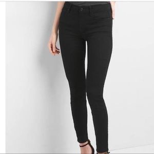 Gap 1969 black skinny jeans